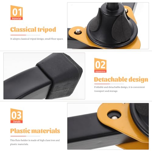 Support pour clarinette pliable évitant les chutes d'instruments - 3