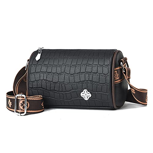 Sac à croisée mode chic en cuir PU avec pochette téléphone portable et sangle amovible