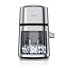 Produktbild Arendo - Eismaschine Edelstahl - Ice Crusher manuell  Eiszerkleinerer  Eiscrusher zum Kühlen und Frischhalten  Slushy Maker Eis Zerkleinerer  Auffangbehälter entnehmbar  Chrom Optik