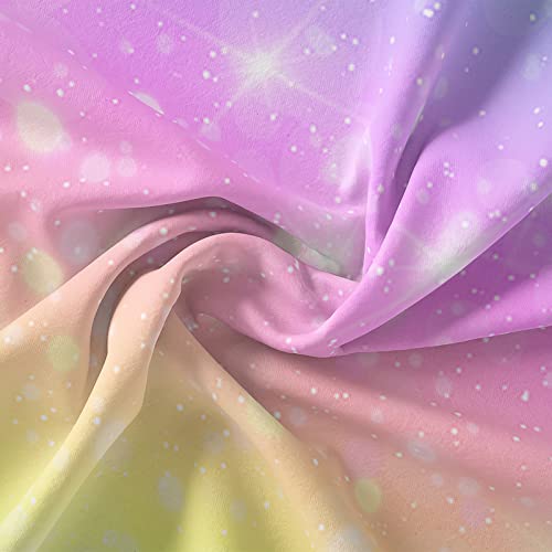 Bailipromise Rainbow Sheets Colorful Abstract Printed Sheet Set For Girls 4 Pieces Tie Dye Pastel Watercolor Kids Bedding With Fitted Sheet Flat Sheet Pillowcases Full Size Deep Pocket Microfiber #TOP6