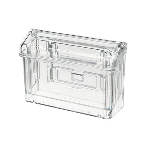 Deflect-o 70901 Grab-A-Card Outdoor Business Card Holder -2.8-Inch x4.3-Inch x1.5-Inch -1 Each -Clear by Deflecto - Used condition - CA$27.67