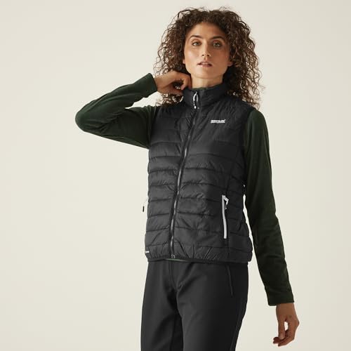 Regatta Damen Outdoorweste Steppweste Weste Hillpack II, Farbe:Schwarz, Artikel:-800 Black, Größe:42