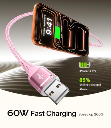 Image of USB to USBC Cable 3FT, 2Pack USB A to USB C Cable 3A Fast Charging USB Type