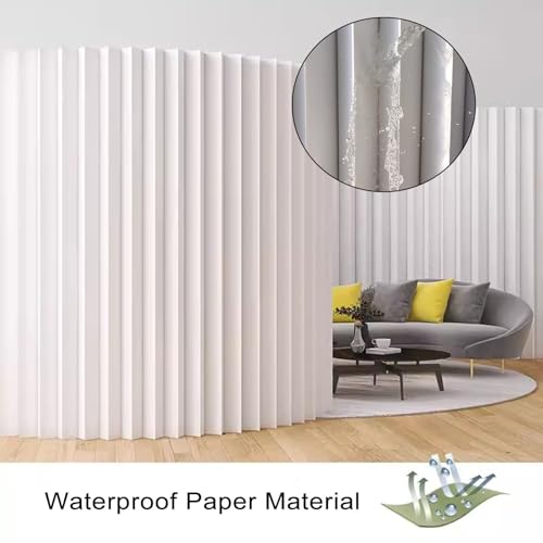 Cloisons de séparation en papier pliables et multifonctions pour la maison 3x1.8m - 4