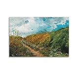 Gustave Courbet (Road Through A Dell) - Poster artistico da parete, stampa artistica da parete, decorazione per la casa, 40 x 60 cm