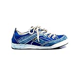  TMA 4199 Herren Halbschuh Sneaker Schnürschuh Leder blau alle Größen 41-46 EUR 44