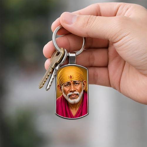 Image of Premium Printed Metal Keychain for Men & Women | High-Definition Artwork Print | Durable Key Ring for Car, Bike, Home & Office Keys | Stylish Decorative Key Holder Gift