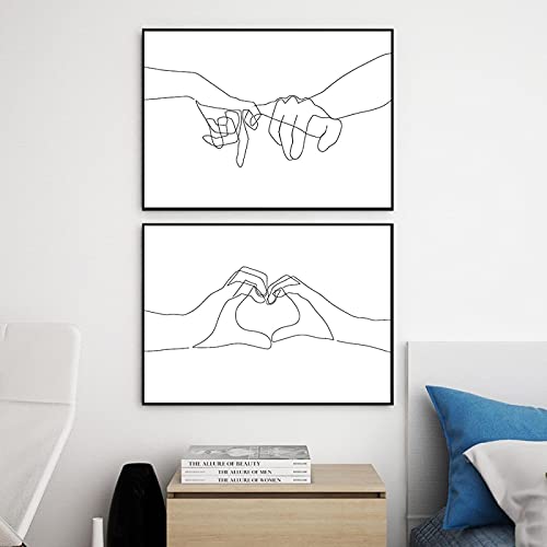 Mur art affiche minimaliste pour sublimer la chambre nordique