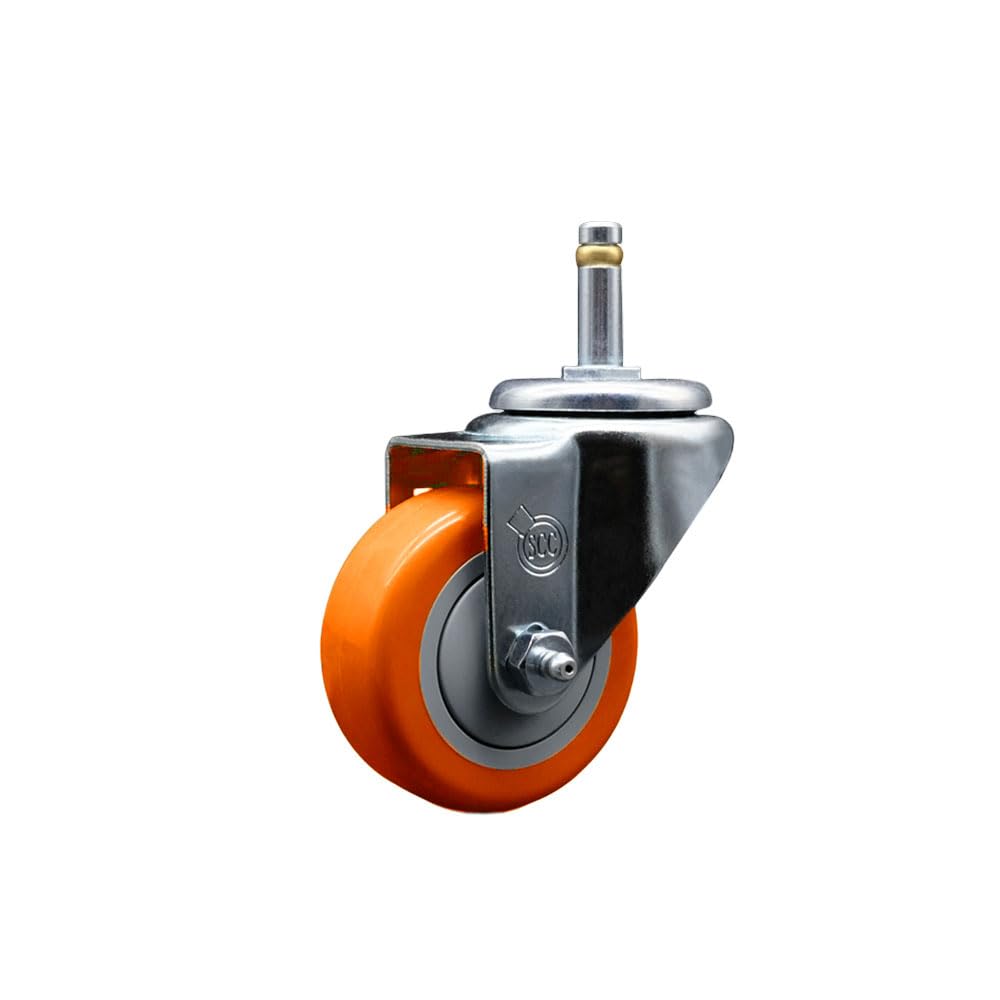 Service Caster Brand Replacement for Colson Caster 2.03351.92 MTG7 - Polyurethane Swivel Grip Ring Stem Caster with 3