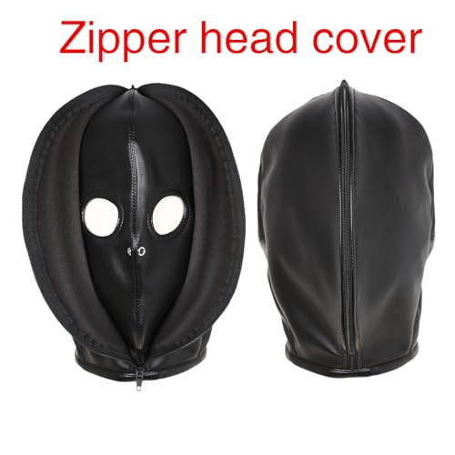 Couvre-chef complet noir extensible opaque pour costume et bal