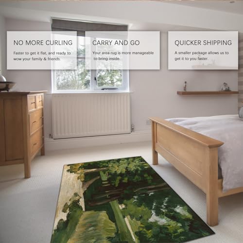 Tapis Paul Cézanne style moderne maison salon chambre 160x230