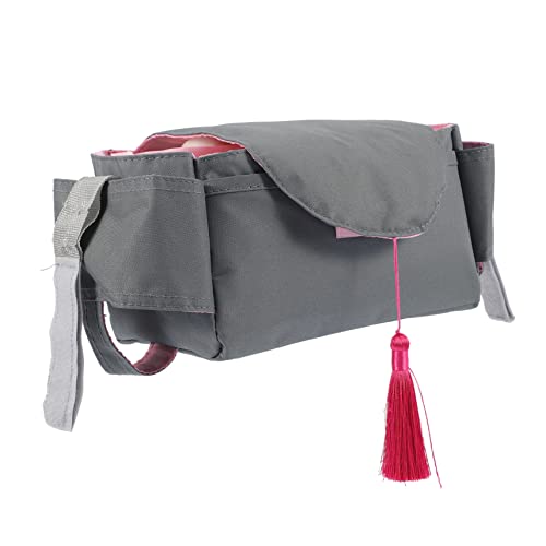 ibasenice Diaper Caddy Hanging Bag Organizer for Cart Diaper Bag Pouches Portable Design Easy to Carry