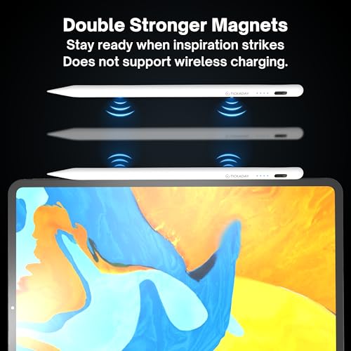 Image of Universal Stylus Pen - Stylus for Android Tablets, iPads, Smartphones, iPhones, Touchscreen Devices and Smartwatches | Stylus Pen for 2018 & Later Devices | White