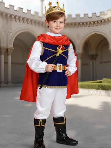 Disfraz de Principe Azul para Niños 6-7 Años miniatura 2