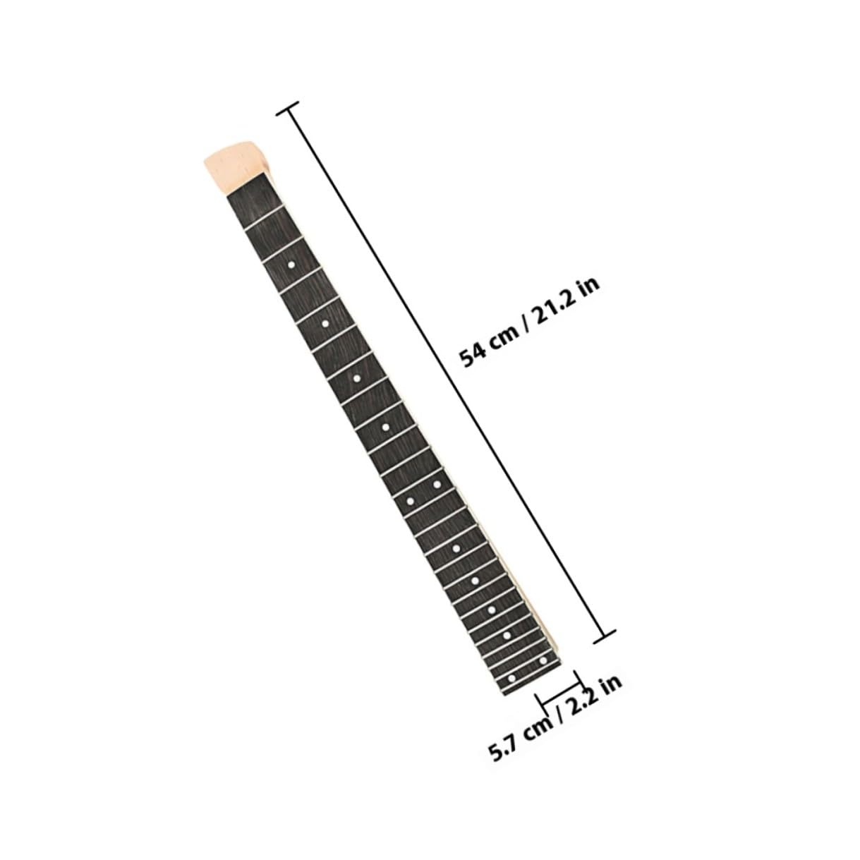 Ciieeo Gitarrenhals Satz und Metall für Kopflose Gitarre Verschleißfest und Leicht zu Tragen 1 Satz Gitarrenzubehör für Musiker