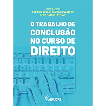 Capa do livro O Trabalho de Conclusão no Curso de Direito