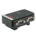 Produktbild ROLINE 12021002 USB 2.0 nach RS232 Adapter für DIN Hutschiene, 2 Port schwarz