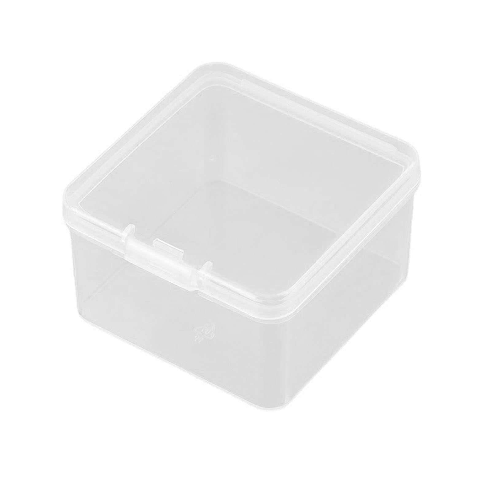 Clear Storage Containers with Hinged Lids for Organizing Beads Storage Containers Box for Jewelry for Organizing for