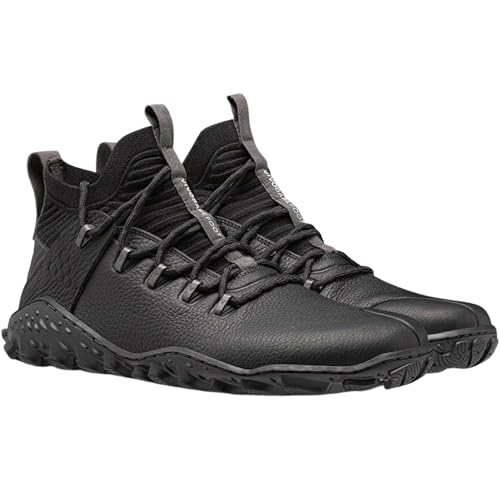 Image of Vivobarefoot Magna Forest ESG, Womens Leather And Wool Hiking Trainers With Barefoot Sole
