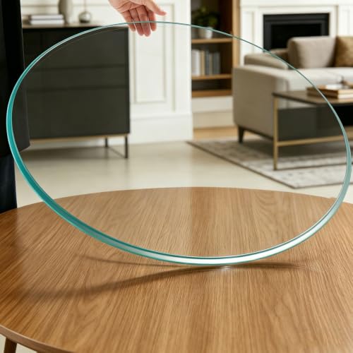 Dessus de table en verre trempé thé pour vos repas en salle à manger