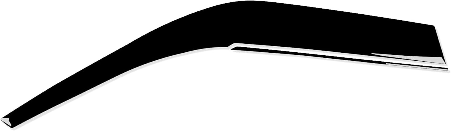 Glossy Piano Black Car Co-Pilot Dashboard Panel Decorative Strip Soft Trim Sticker Auto Interior Accessories Compatible with Toyota Camry 2018 2019 2020 2021 2022 2023 2024