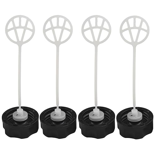 TorSor 4 Pack Gas String Trimmer Fuel Cap Gas Cap Fuel Tank Caps for Weed Wacker 52CC 2-Stroke String Trimmer Edger 40CC 43CC 47CC 49CC 50CC 2-Cycle Brush Cutter 42.7CC Gas Powered Chainsaw 72CC