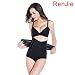 Renjie Waist Cincher Trimmer Trainer Tummy Belt For Women Weight Loss Workout Corset (Black, Medium ( Length:42.5inch))