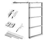 SLIDOR Pocket Door Frame Kit Hardware System for Sliding Hidden Doors Inside The Pocket of Your Wall – Made from Steel, Maximizes Space, Pre-Cut Components, Modern Home - (28” x 80”)