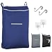 Space Saving Hanging Laundry Hamper Bag Dark Blue with Free Door Hooks - by The Fine Living Co USA
