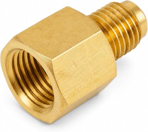Image of Brass Nitrogen Regulator Adapter 1/4'' SAE Male to G1/4'' IG Female Fitting