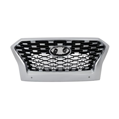 For Hyundai Palisade 2020 2021 2022 Grille | Painted Chrome Shell And Insert | With Satin Frame | With Parking Aid Sensor | SEL Model | Made Of Plastic | Replacement For HY1200241 | 86350S8160