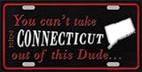 Smart Connecticut Dude LP-11261 Nummernschild aus Metall