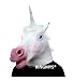 KINGMYS® Fantastic, Creepy, Whimsy, Halloween, Costume Party, Latex Horse Head Mask, Unicorn Mask, Halloween Mask (Unicorn Mask)