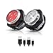 Hually Luces Bicicleta Recargable LED, Luz para Bicicleta por USB Conjunto de Luces Delantera y Trasera para Bicicleta 4 Modo 800mAh Reflector Bici Seguridad Faro de Señal,2 Cable USB