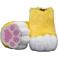 Fursuit Furry Fußpfoten-Schuhe – Flauschige Slip-Ons Für Cosplay & Conventions
