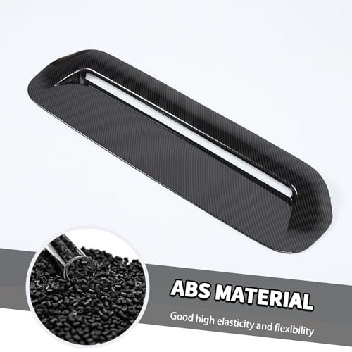 Jimen Fit for Toyota 4Runner TRD 2010-2023, Hood Scoop Vent Cover Trim (Carbon Fiber) by Jimen - Image 4