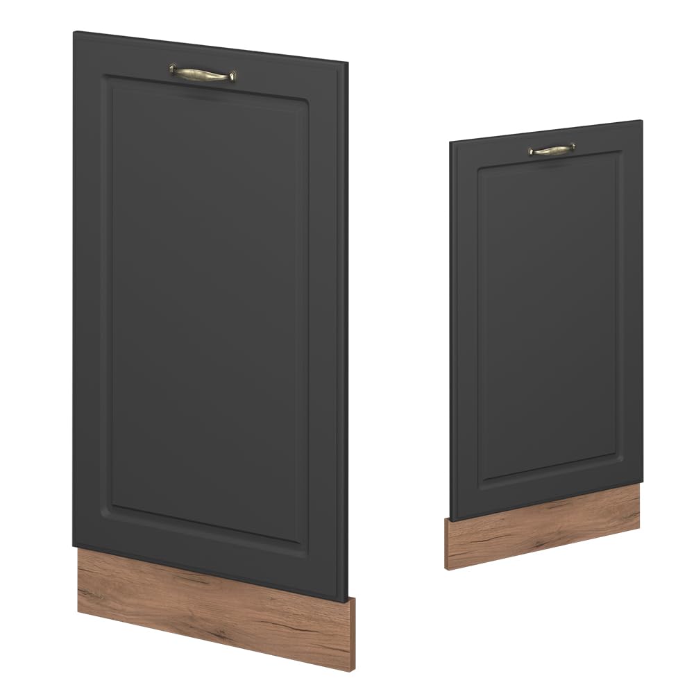 Vicco Panel przedni zmywarki "Fame-Line", Antracytowo-złoty, 45 cm | BP Antracyt, à combiner avec d'autres modules de la série Fame-Line