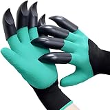 ELK Gardening Gloves with Claws - 1 Pair, Universal Size (Teal) - Quick Digging, Waterproof, Puncture Resistant - Ideal for Men and Women