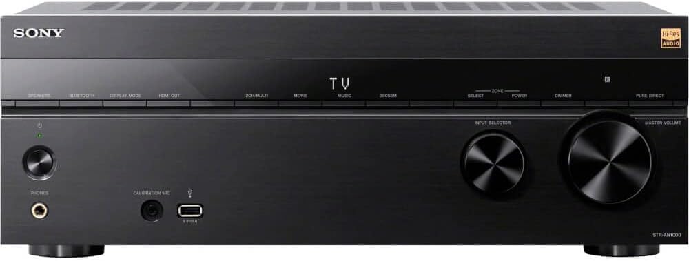 (Renewed) Sony STR-AN1000 7.2 CH Surround Sound Home Theater 8K A/V Receiver with Dolby Atmos