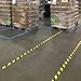 SINGHAL Floor Marking Tape - 2 Pack Black & Yellow Hazard Tape, 2