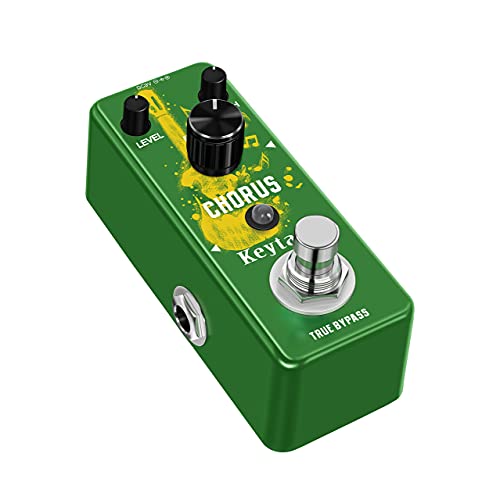 Keytars Analog Chorus Guitar Effect Pedal For Electric Guitar Bass With High Warm And Clear Chorus Sound Mini Size True Bypass, (Kts-304) #TOP4