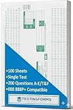 TEST-884E (100 Sheet Pack) 884 E Compatible Testing Forms