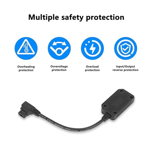 Convertidor D Tap USB C Alksubbm módulo de carga bidireccional portátil de ABS para portátiles 6