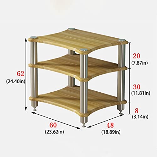 Soporte de audio para altavoz con estante pequeño y absorción de choque 3
