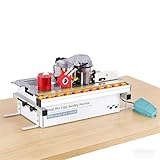 canteadoras usadas en venta 【DEPÓSITO DE COLA GRAN CAPACIDAD Y DOBLE APLICACIÓN】Incluye depósito calefactado de 1000ml con control digital de temperatura (ajustable: 150-180°C), calienta en 5-10 minutos para adhesión uniforme y sin burbujas. Su s-istema de doble aplicación cubre tanto el tablero como la cinta, creando unión fuerte y resistente al despegue. P-erfecto para cantos rectos o curvos.