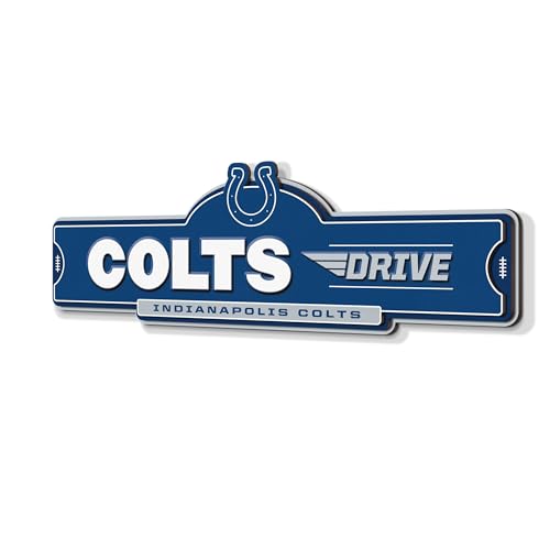 YouTheFan NFL Indianapolis Colts 3D Street Sign