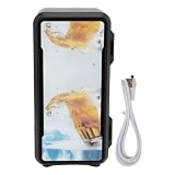 Mavaol Mini refrigerador portátil 9V 2A 10-18W 5V 1A Enfriador Calentador Interfaz USB Refrigerador Compacto para el Cuidado de la Piel Cosméticos Bebidas Alimentos