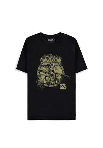 Image of World Of Warcraft 20th Anniversary Men's Short Sleeve T-Shirt Black Regular/Regular Fit, Black, M