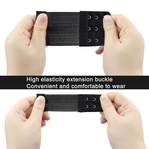 Blooms BH Verlängerung 6 Stück, BH Verlängerung 2 Haken & BH Verlängerung 3 Haken Stretch BH Erweiterung, Schwangerschafts Zubehör Bra Extender
