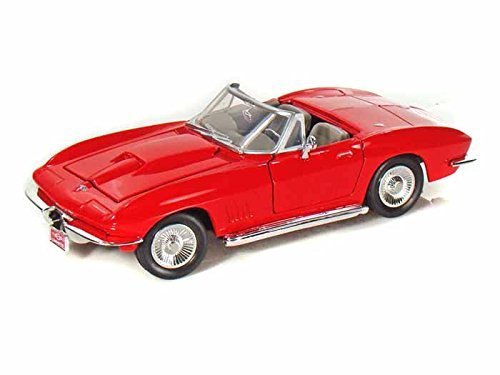 1967 Chevy Corvette Convertible 1/24 Red by Collectable Diecast